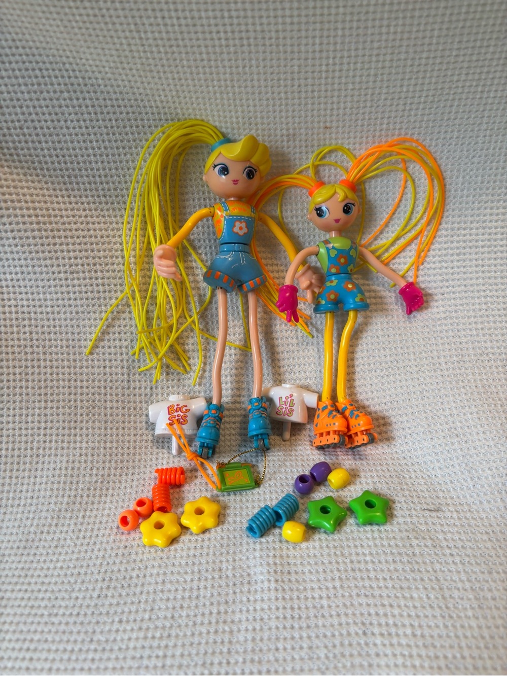 Betty Spaghetty dolls Little Sis Learns to Skate lot 1999